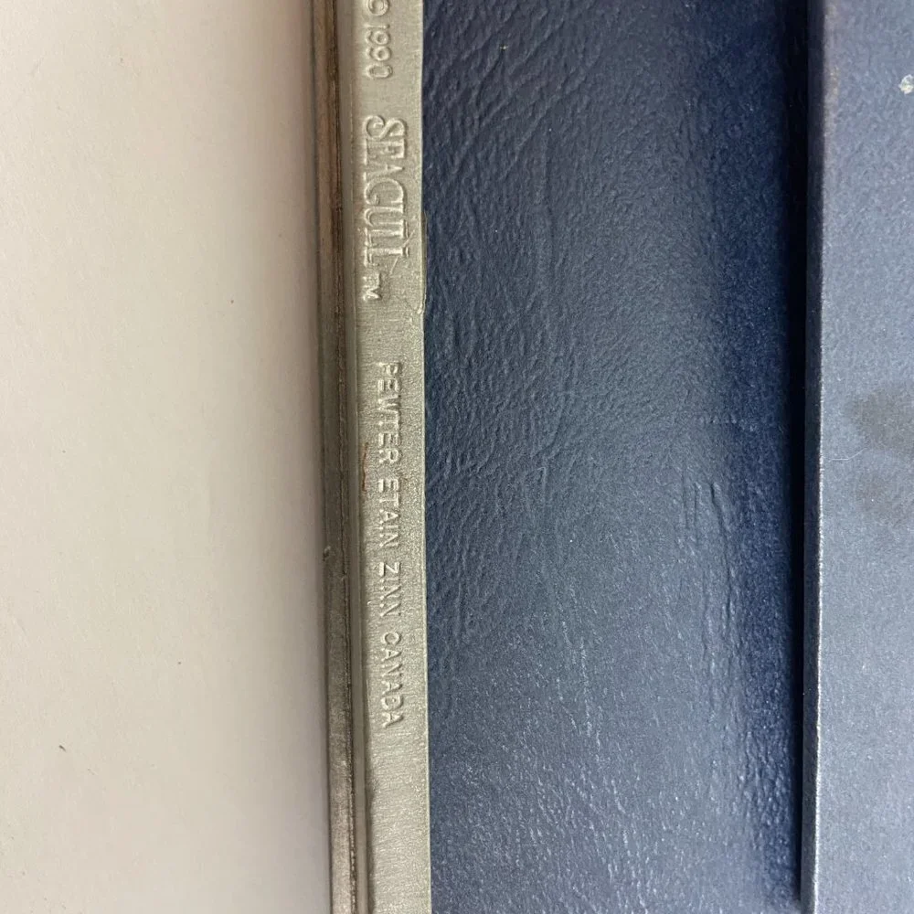 Vintage 1990s Pewter frame by Seagull Heavy metal
